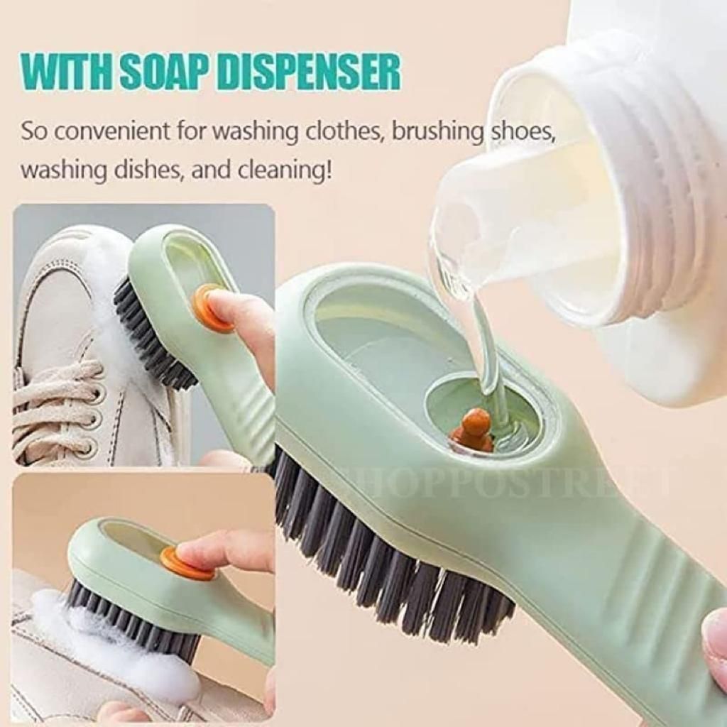 Multifunctional Scrubbing Brush with Soap Dispenser