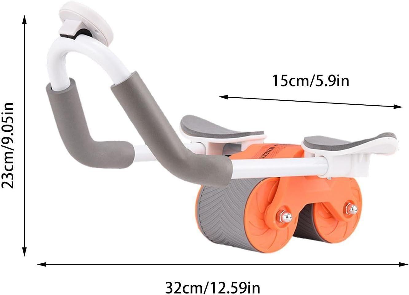 Automatic Rebound Abdominal Exercise Roller - Quiet Core Workout Wheel