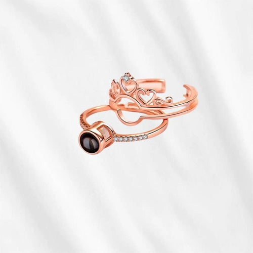 100 Languages "I Love You" Ring – Adjustable Projection (1 Pc)