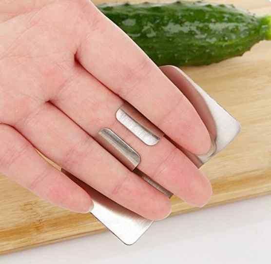 Stainless Steel Finger Guard Protector Kitchen Chopping Shield