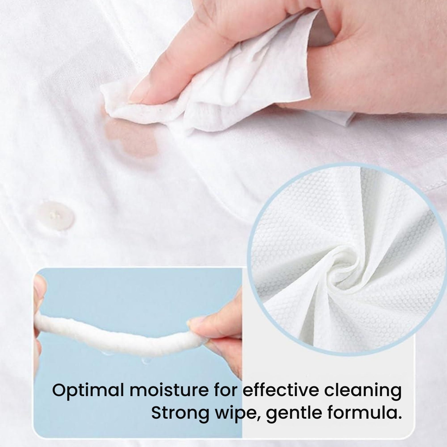 Stain Removal Wet Wipes (Pack of 10)