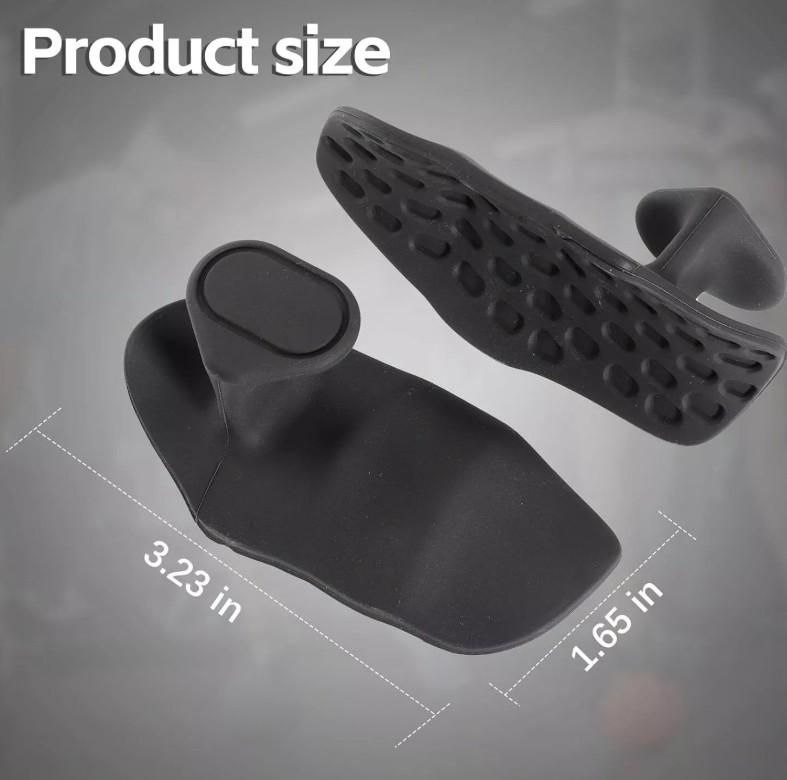 Ergo Rubber Palm Grip Pads – Suction-Enhanced Hand Protection for Weightlifting