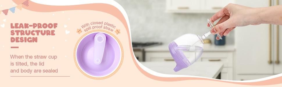 Baby Sippy Cup – Spill-Safe Stemware for Toddlers & Kids