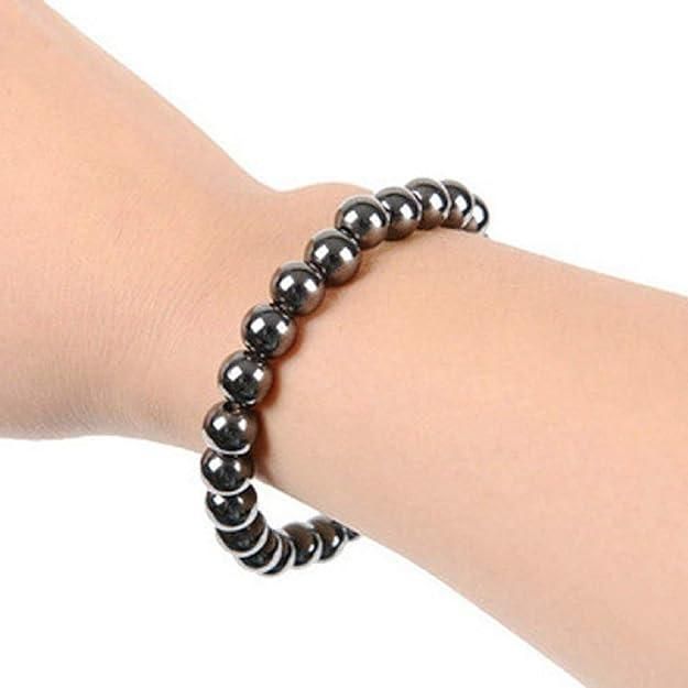 Magnetic Hematite Crystal Bracelets – 8mm Duo Set (2 Pc)