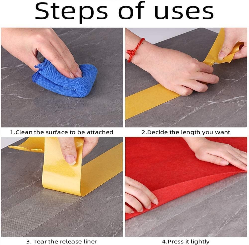 Double Grip Carpet Tape – Heavy-Duty Mesh Adhesive (1 Pc)