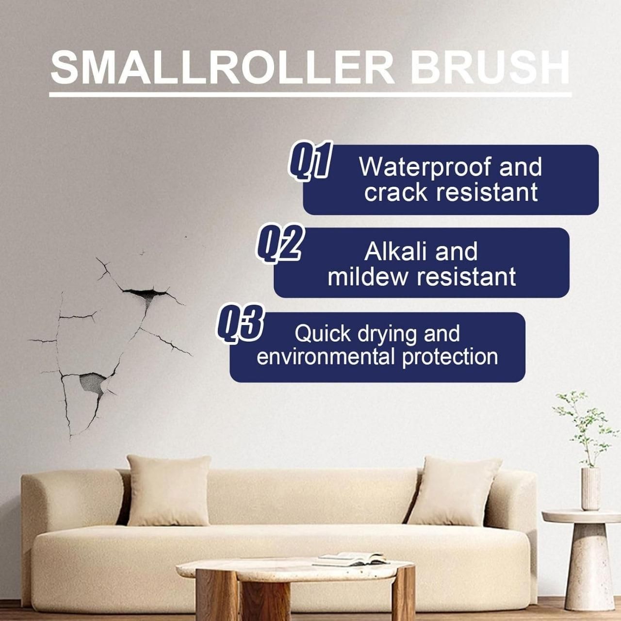 Wall Fix Spray Paint – 500ML Crack & Peel Repair Solution (1 Pc)