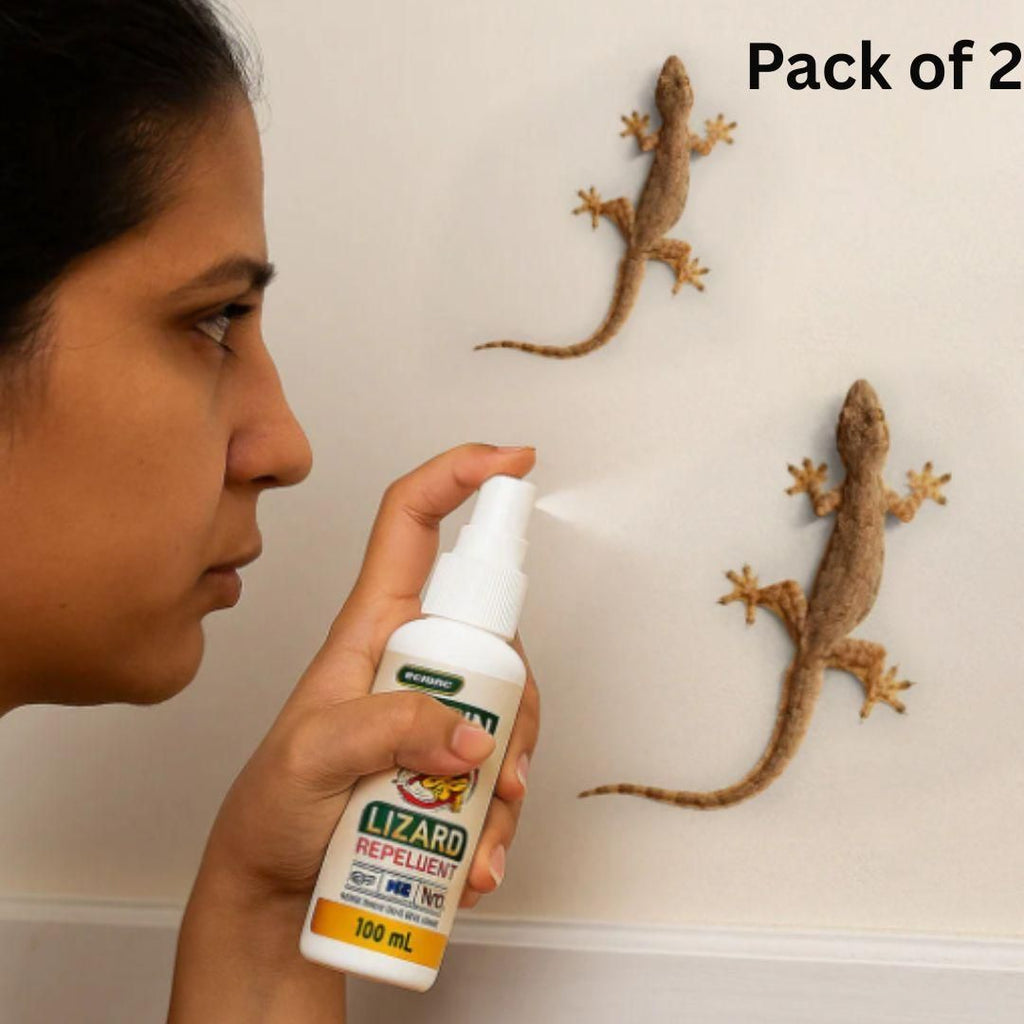 Lizard Repellent Herbal Spray 100ml (Pack of 2) – Instant Odor-Based Wall Protection