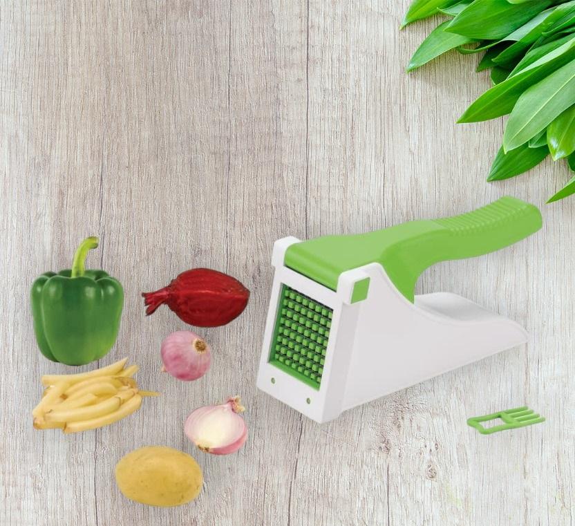 Snap-Cut Potato & Veggie Chopper – Manual Slicer Tool
