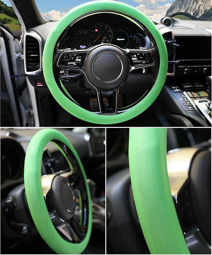 Universal Soft Silicone Steering Wheel Cover - Anti-Slip Comfort Grip
