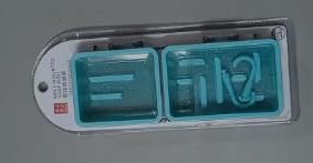 Wall-Mounted Dual Compartment Bathroom Shel