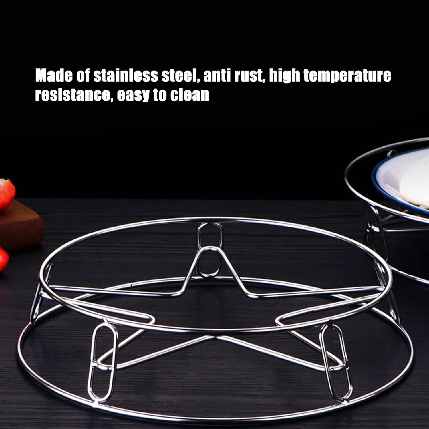 Steel Heat Rack – Anti-Rust Steamer Stand (1 Pc)