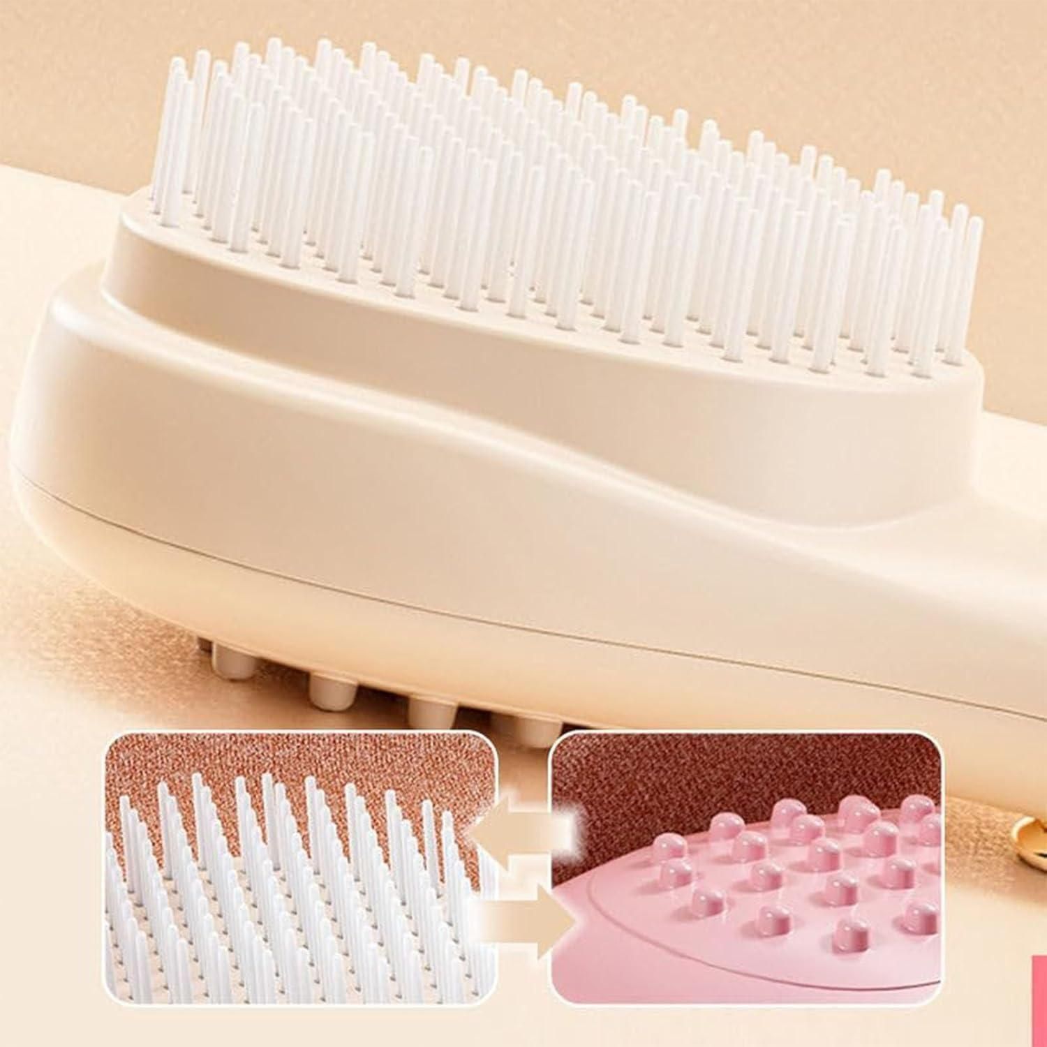 Scalp Massage Comb -  Retractable Bristle Hair Relaxing Brush