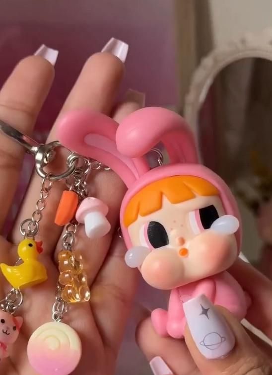 Mini Crybaby Character Keychain - Cute Collectible Charm