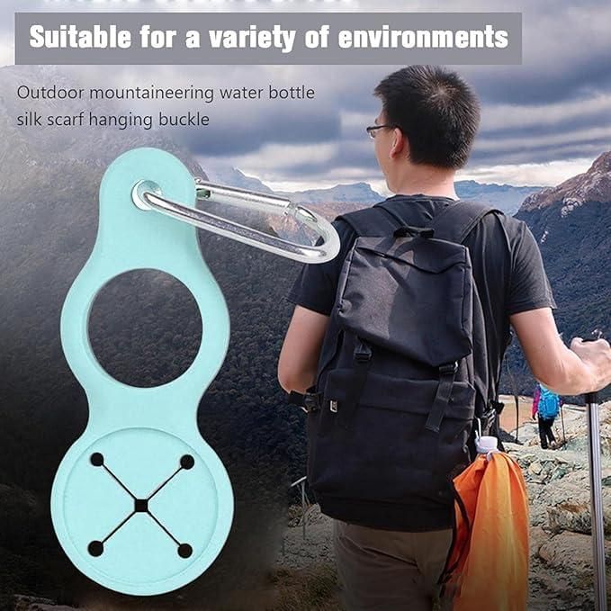 Clip-On Bottle & Towel Hook – Adventure-Ready Carabiner Ring (1 Pc)