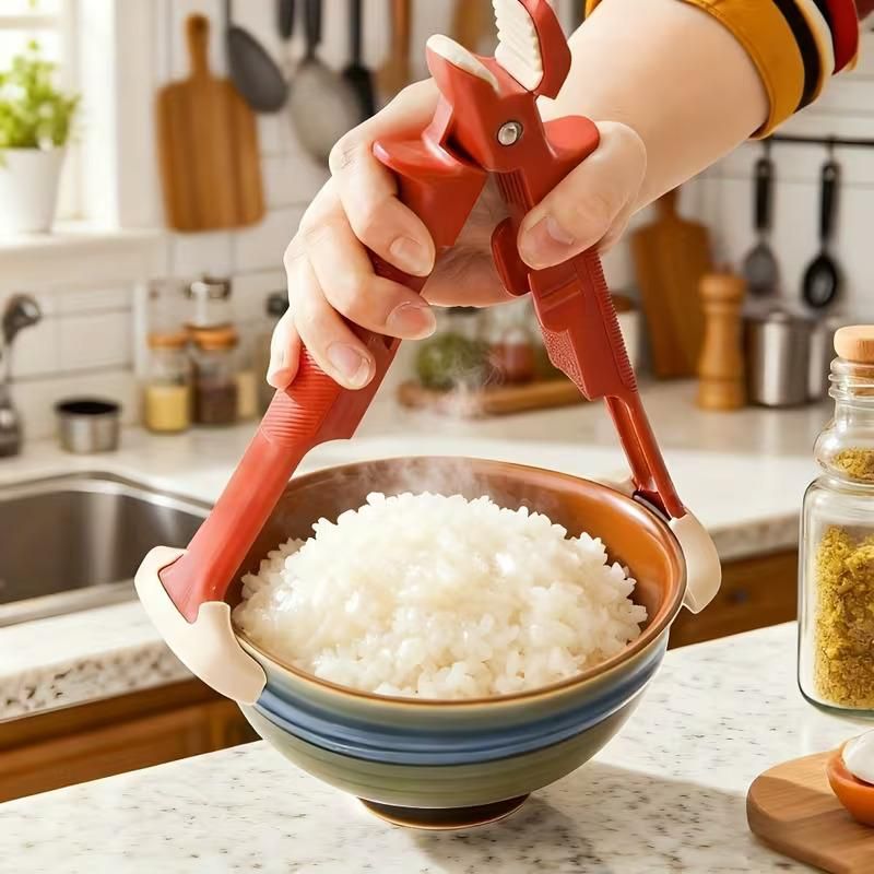 2-in-1 Silicone Gripper Clip - Heat-Resistant Kitchen Tool