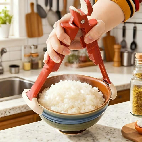 2-in-1 Silicone Gripper Clip - Heat-Resistant Kitchen Tool
