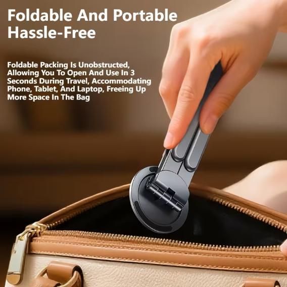 3-in-1 Magnetic Adjustable Stand for Phone Tablet Laptop