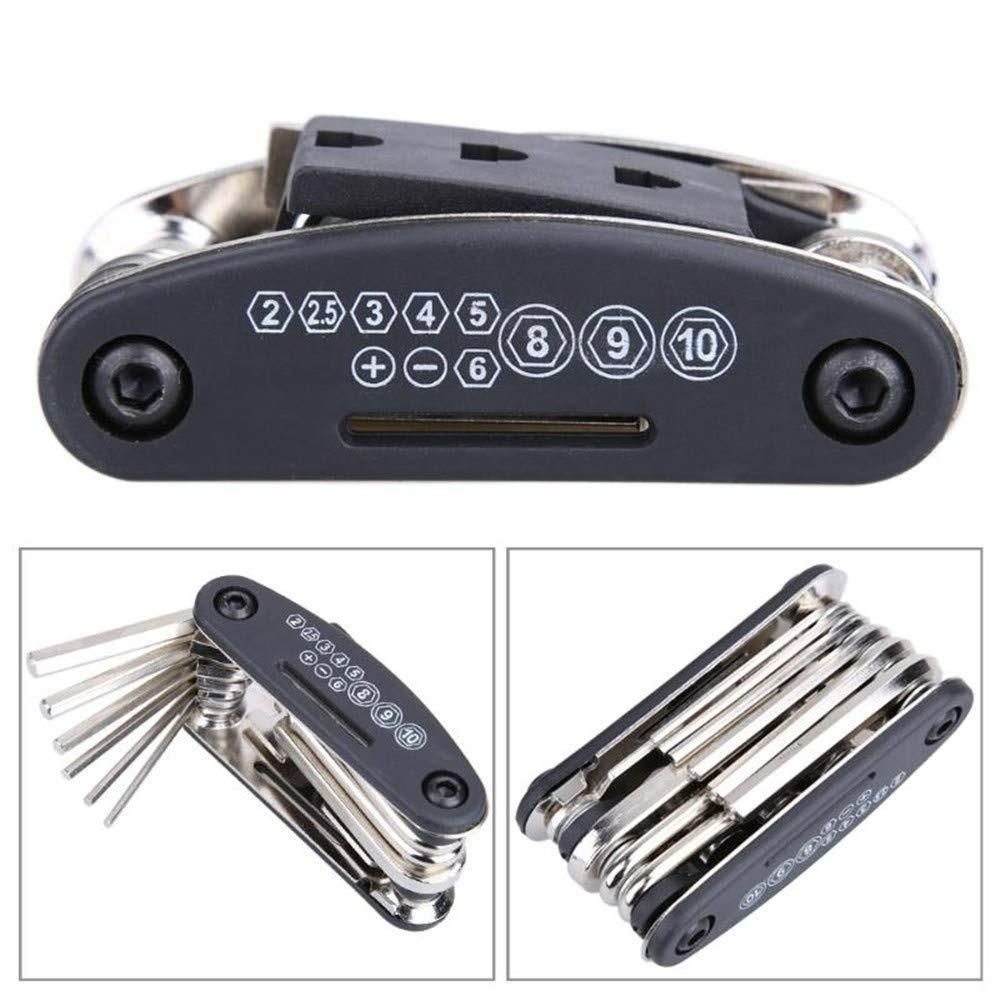 15-in-1 Multipurpose Bike Repair Tool Kit – Compact Folding Wrench & Hex Key Set for Cycling, Home & Outdoor Use