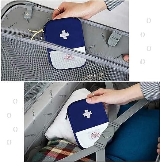 Portable Travel Medicine Organizer Bag – Compact First Aid Pouch for Men & Women