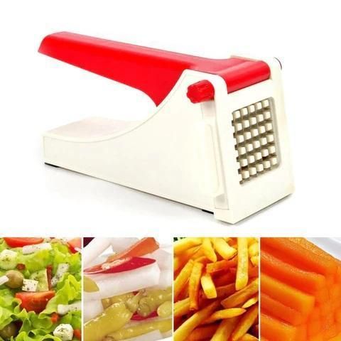 Heavy-Duty French Fry Cutter – 2-Blade Potato & Veggie Dicer (1 Pc)