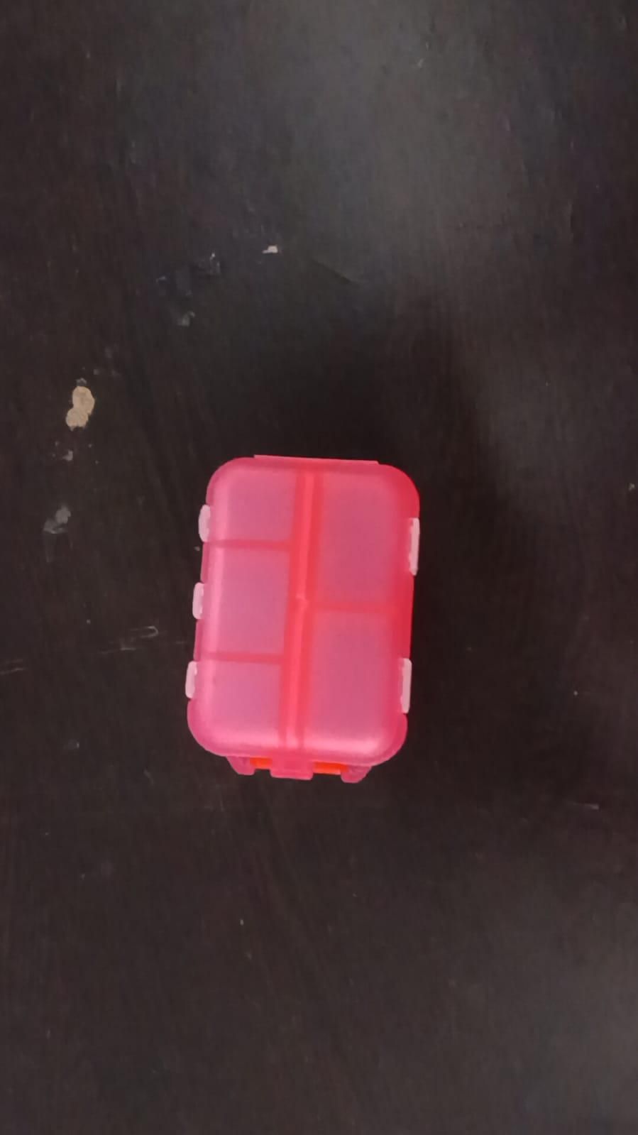 Double Layer Pill Organizer – Compact Travel Medicine Storage Case (1 Pc)