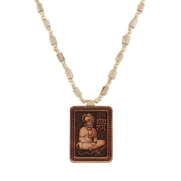 Tulsi Kanthi Mala + Hanuman Pendant – Sacred Power Combo (2 Pc)
