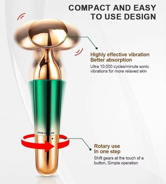 3-in-1 Face, Neck & Eye Massager – Lifting, Firming & Deep Cleansing Tool