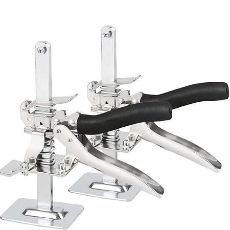 Portable Height Adjustable Lift Jack - Manual Positioning Tool