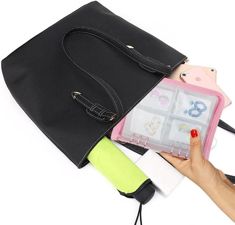 Transparent Jewellery Organizer Book – 60 Pockets