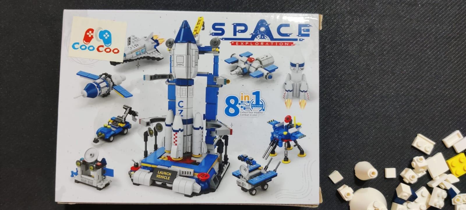 DIY 8‑in‑1 Spacecraft Building Blocks for Kids