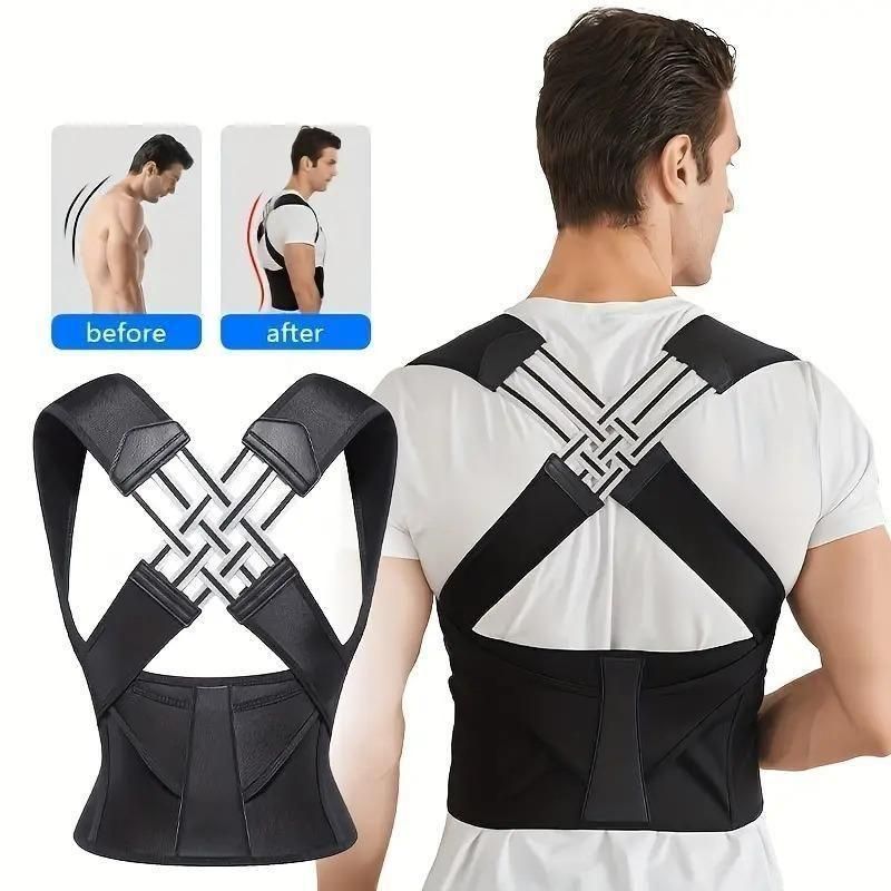 Posture Corrector Belt – Adjustable Back Support for Men & Women