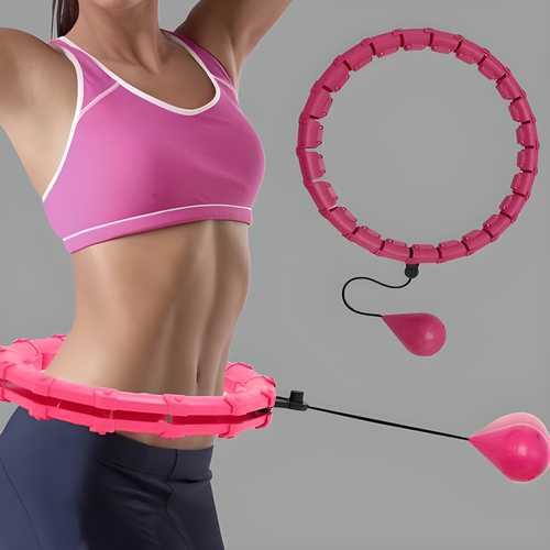 Smart Weighted Hula Hoop for Adults – Slimming Workout with Counter