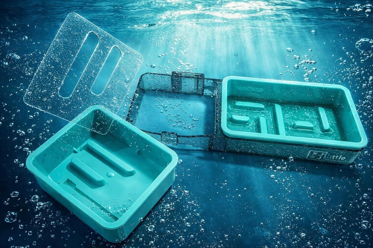 Wall-Mounted Dual Compartment Bathroom Shel