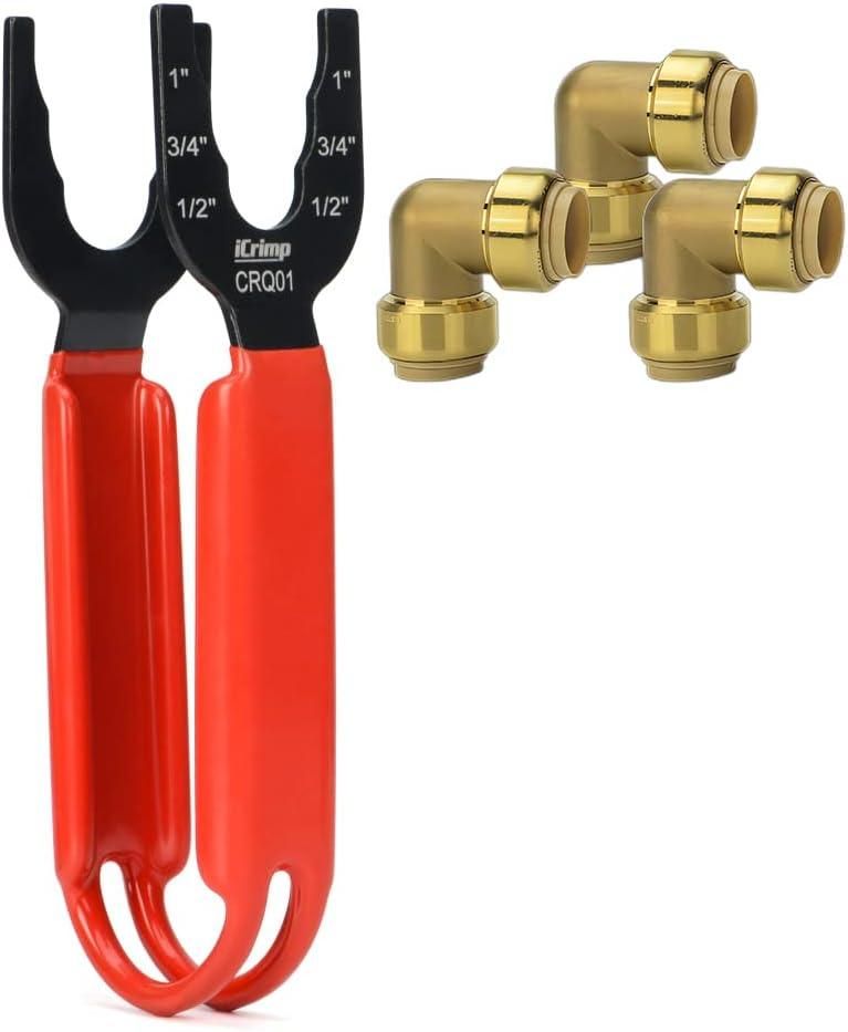 3-in-1 Push-to-Connect Clamp Tong Tool – Multi-Size Plumbing Fitting Remover