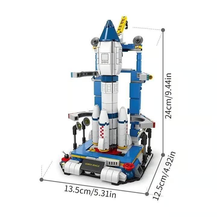 DIY 8‑in‑1 Spacecraft Building Blocks for Kids