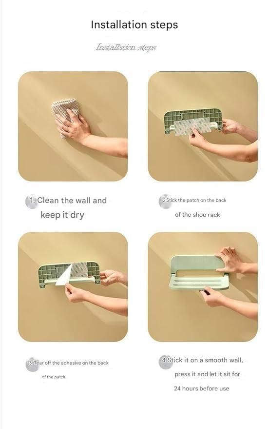 Wall Hanging Plastic Shoe Rack Organizer