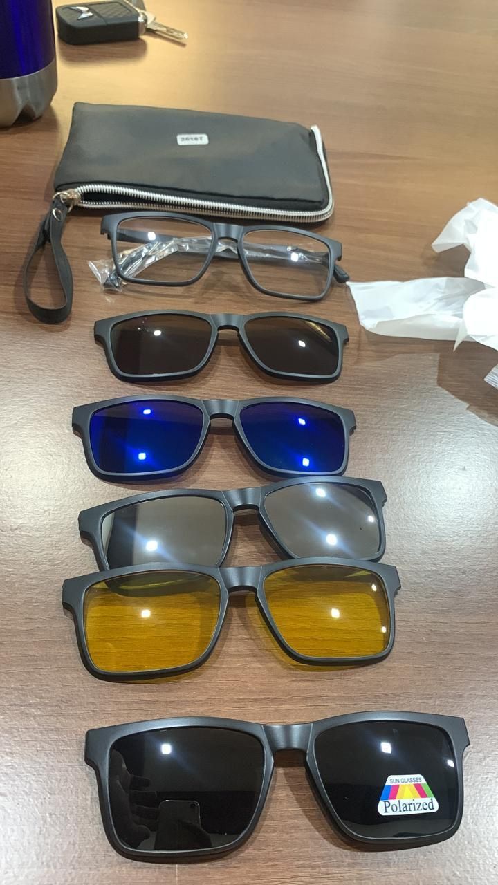 UV-Proof Polarized Light-Sensitive Eyeglasses – Multicolor Mirror Finish (Unisex)