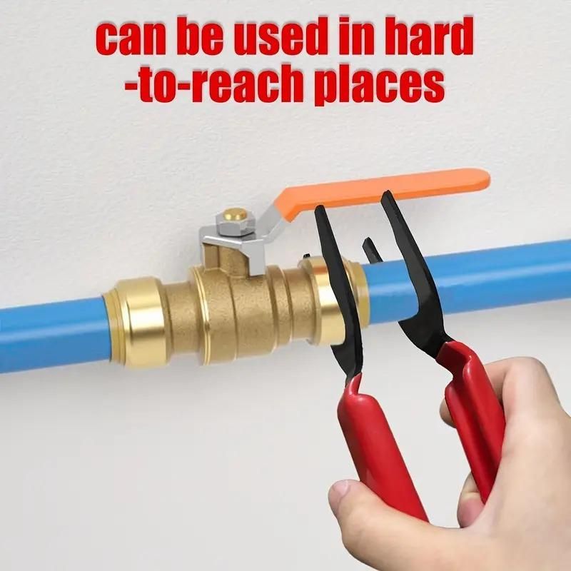3-in-1 Push-to-Connect Clamp Tong Tool – Multi-Size Plumbing Fitting Remover