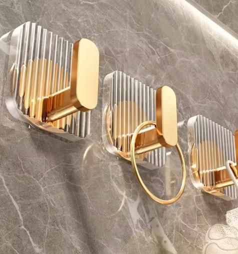 Acrylic Wall Hook Hangings Pack of Four