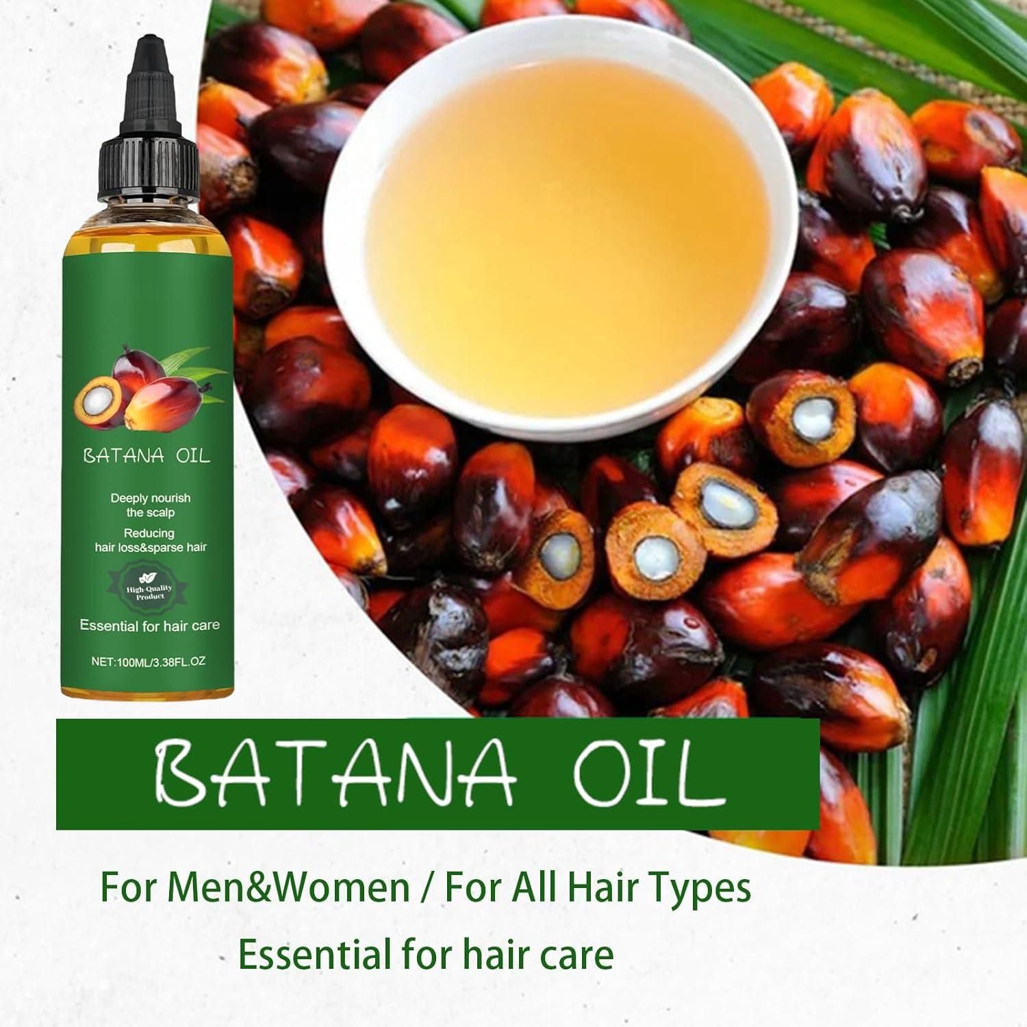 Organic Raw Batana Oil for Hair Growth – Natural Scalp Nourishment (Pack of 2)
