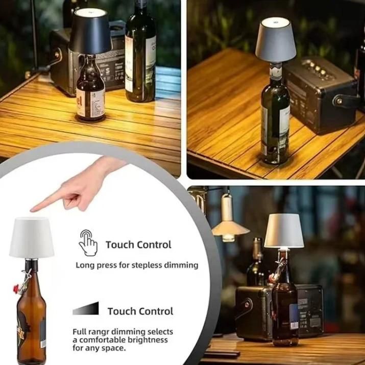 Wireless Bottle Lamp - USB Rechargeable Touch Light