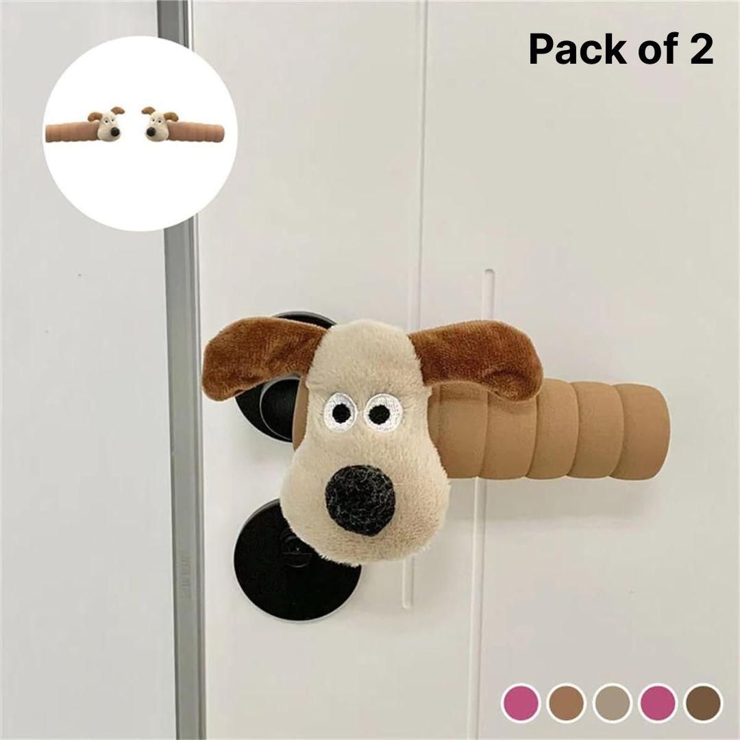 Cute Antistatic & Anti-Collision Cartoon Door Handle Covers - Pack of 2