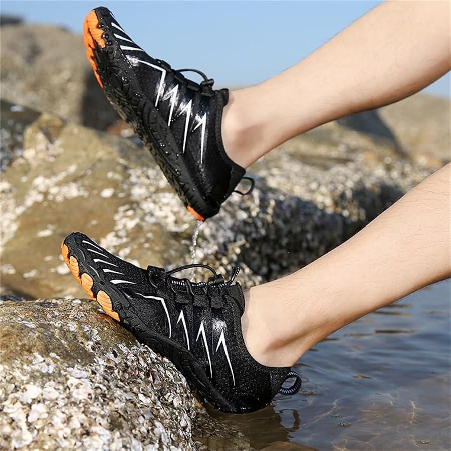 Men’s Nonslip Barefoot Shoes – Ultra-Flex Grip (Black)