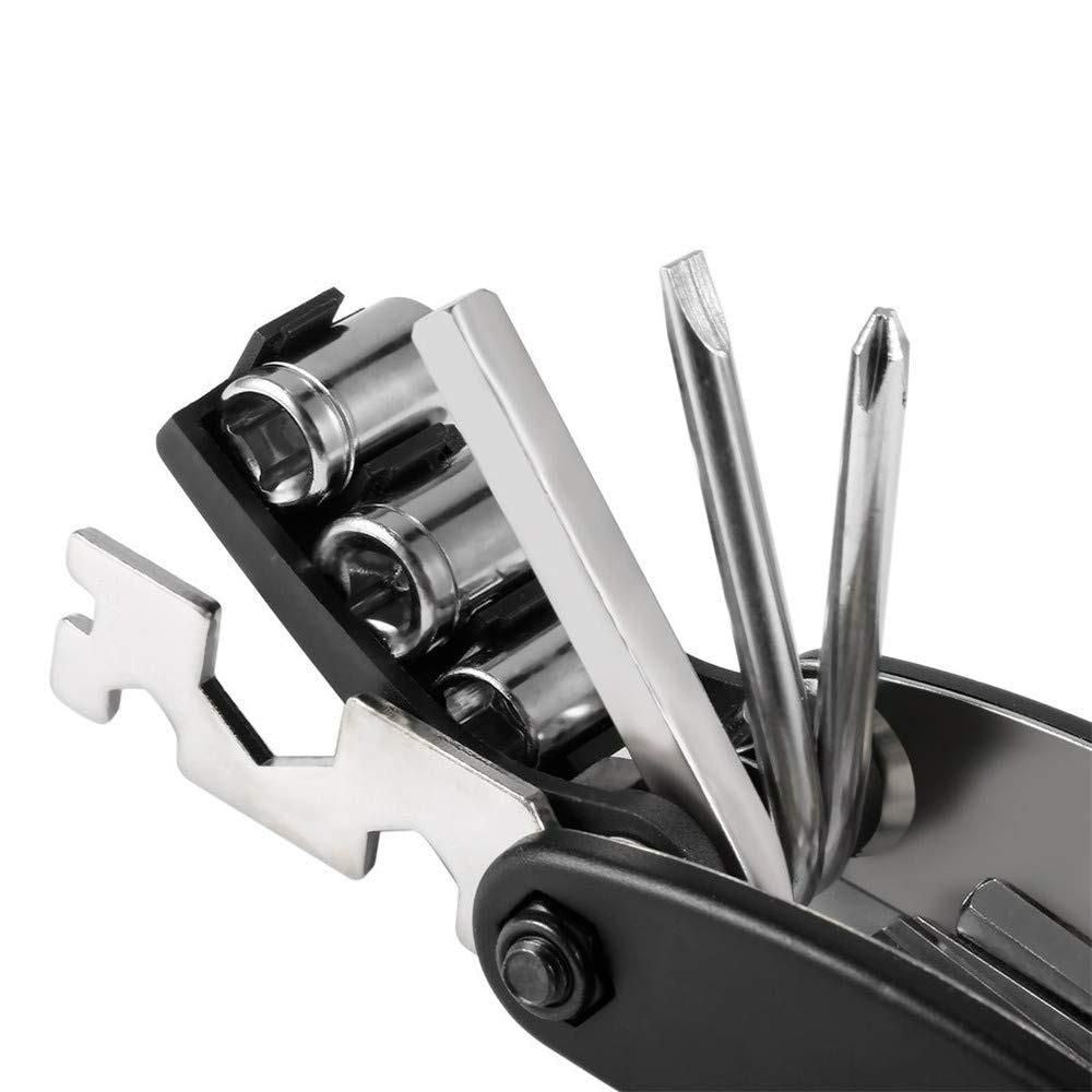 15-in-1 Multipurpose Bike Repair Tool Kit – Compact Folding Wrench & Hex Key Set for Cycling, Home & Outdoor Use