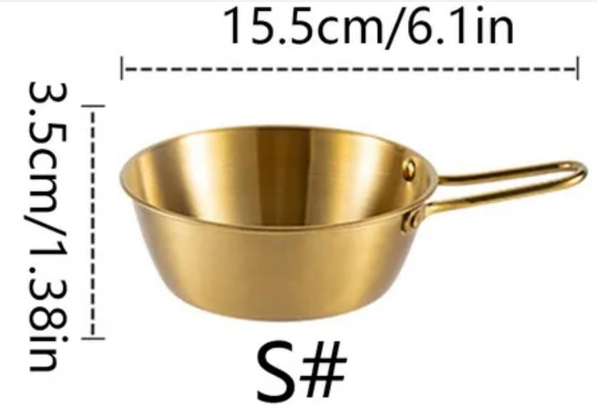 Premium Stainless Steel Serving Bowl with Handle – 350gm