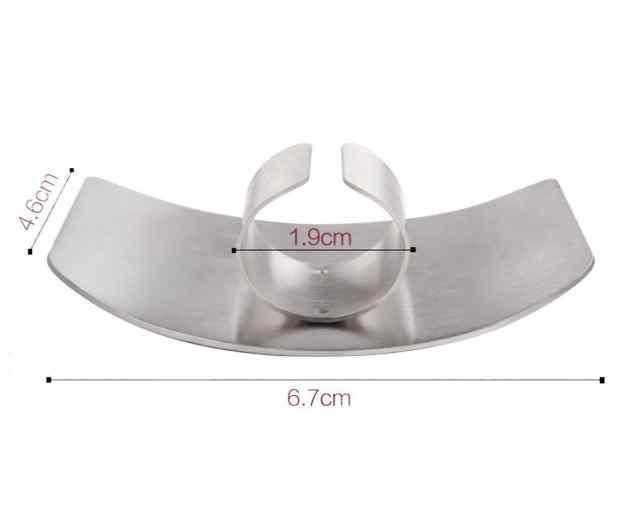 Stainless Steel Finger Guard Protector Kitchen Chopping Shield