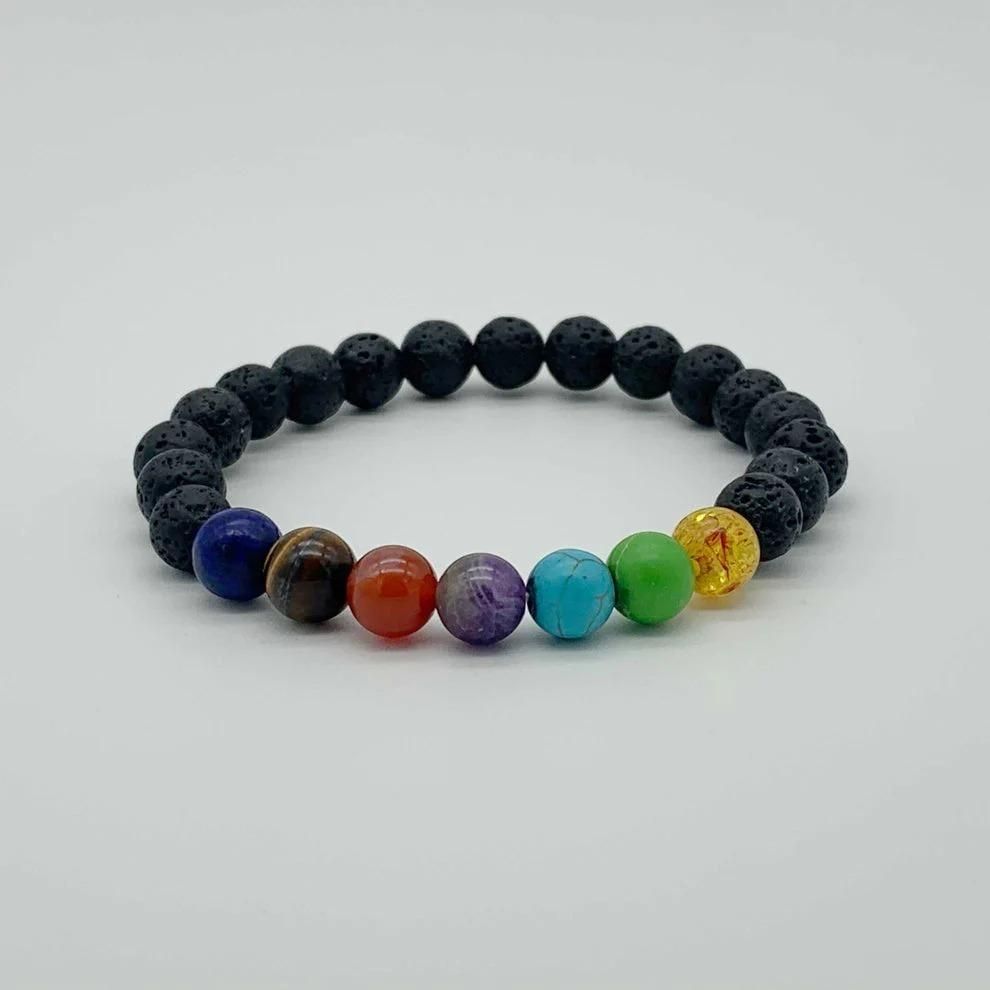 7 Chakra Energy Bracelet – Balance Beads (1 Pc)