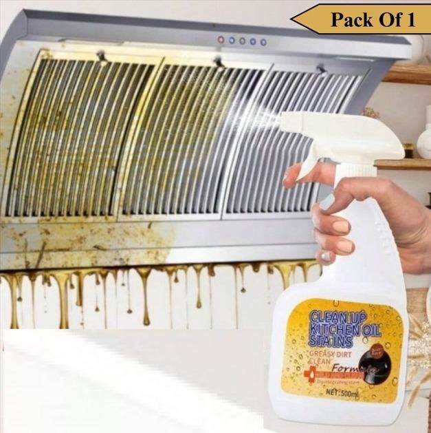 Kitchen Heavy Oil Cleaning Spray - All-Purpose Degreaser (Pack of 1)