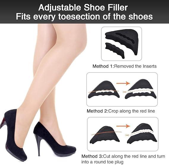 StepFix Toe Relief Cushions – Invisible Heel & Forefoot Inserts (1 Pair)