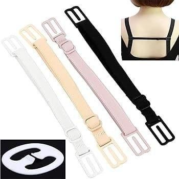 Bra Anti-Slip Strap (Pack of 3) – Invisible Adjustable Back Strap Extender